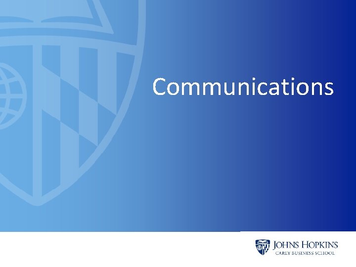 Communications 