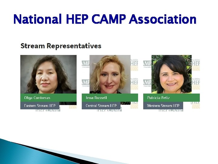 National HEP CAMP Association 