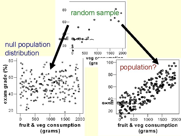 random sample null population distribution population? 