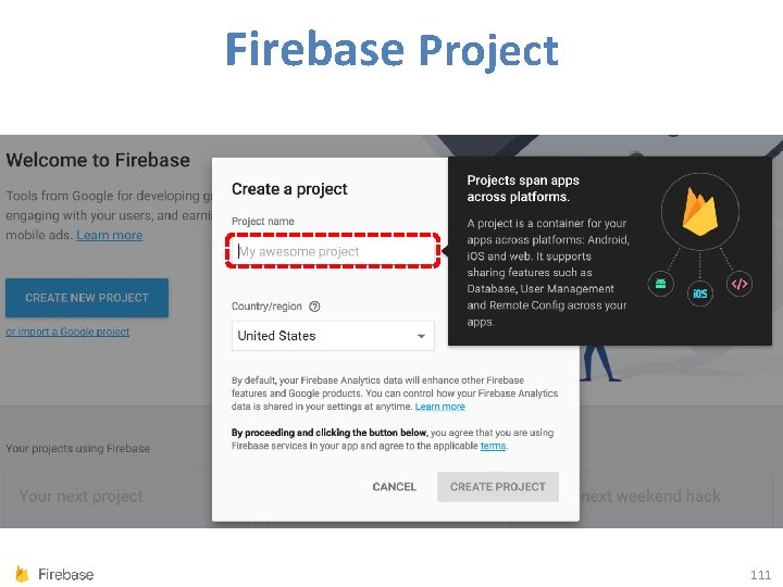 Firebase Project 111 