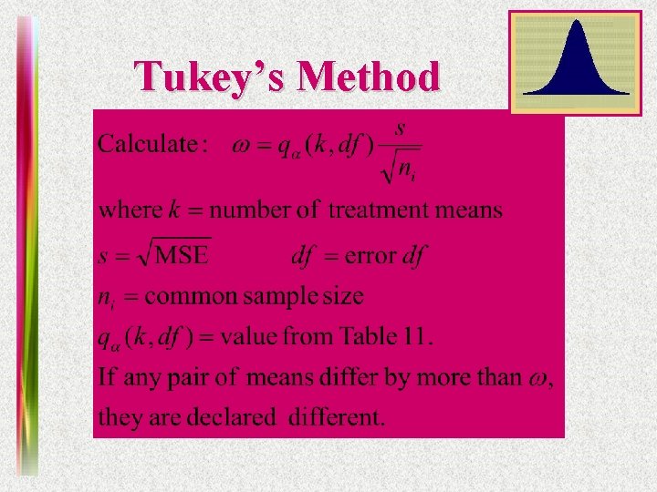 Tukey’s Method 