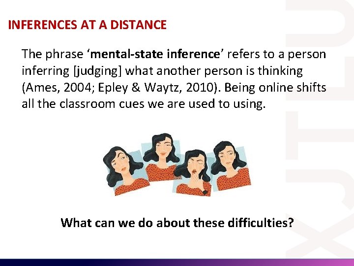 INFERENCES AT A DISTANCE The phrase ‘mental-state inference’ refers to a person inferring [judging]