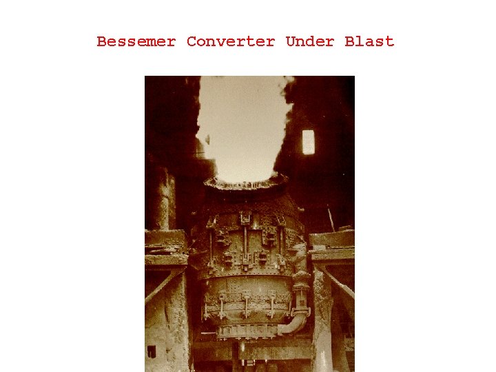 Bessemer Converter Under Blast 