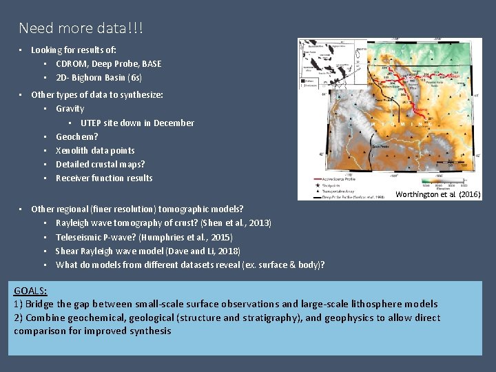 Need more data!!! • Looking for results of: • CDROM, Deep Probe, BASE •