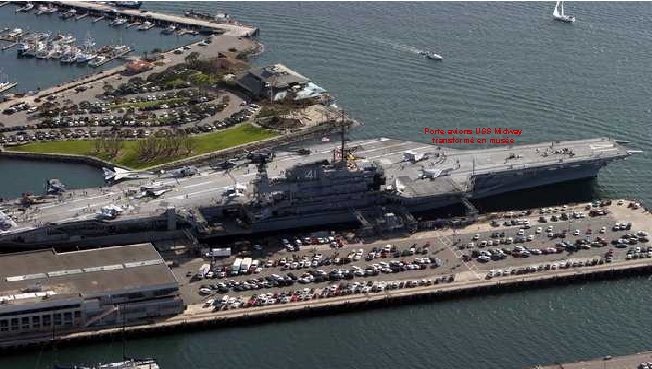 Porte-avions USS Midway transformé en musée 