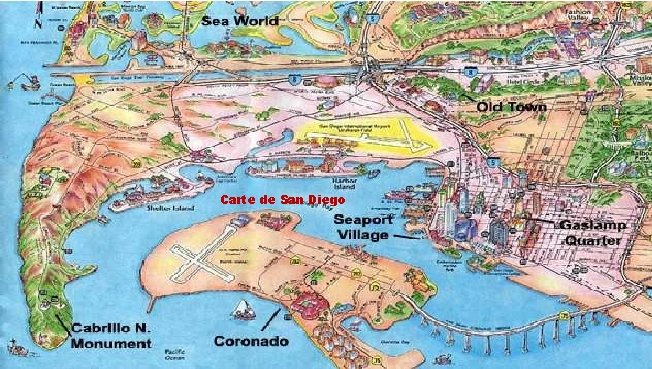 Carte de San Diego 