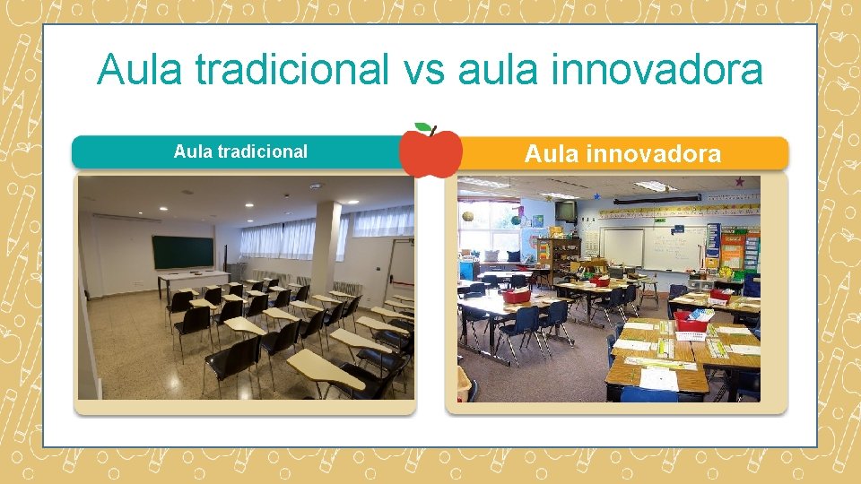 Aula tradicional vs aula innovadora Aula tradicional Aula innovadora 