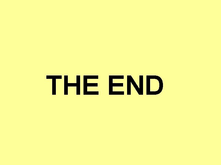 THE END 