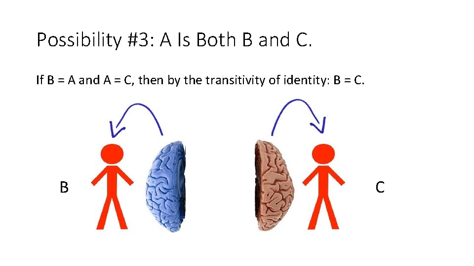 Possibility #3: A Is Both B and C. If B = A and A
