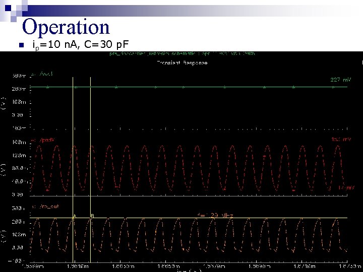 Operation n ip=10 n. A, C=30 p. F 