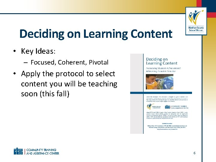 Cohorent Learning Process Student Learning Objectives SLO Cohort 3 School Training
