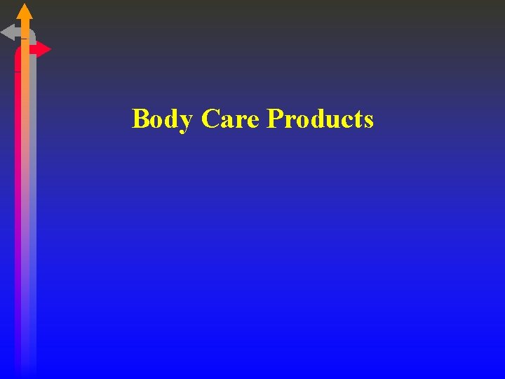 Body Care Products 