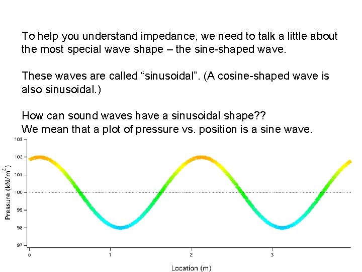 To help you understand impedance, we need to talk a little about the most