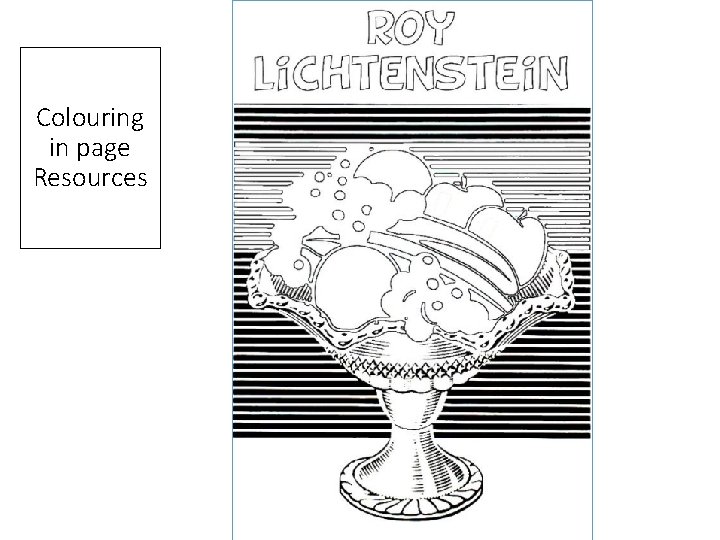 Colouring in page Resources 