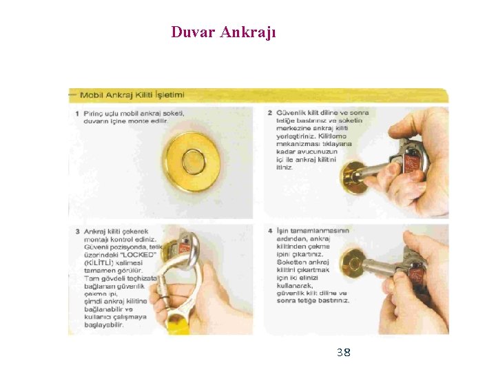 Duvar Ankrajı 38 