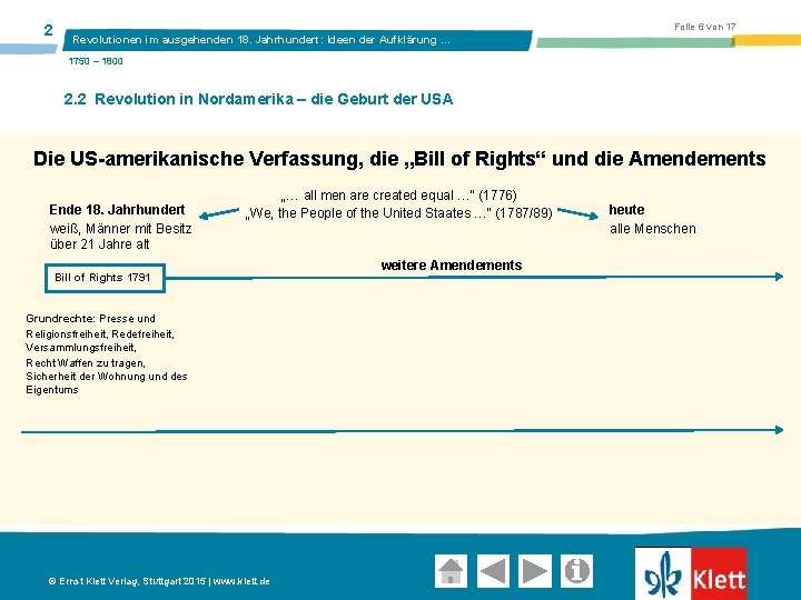 2 Folie 6 von 17 Revolutionen im ausgehenden 18. Jahrhundert: Ideen der Aufklärung …