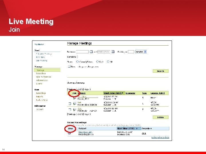 Live Meeting Join 14 