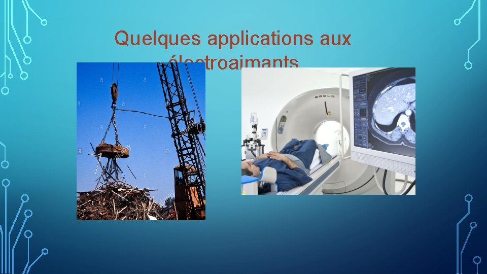 Quelques applications aux électroaimants 