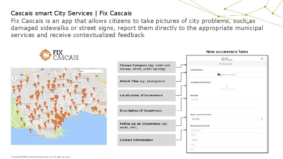 Cascais smart City Services | Fix Cascais is an app that allows citizens to