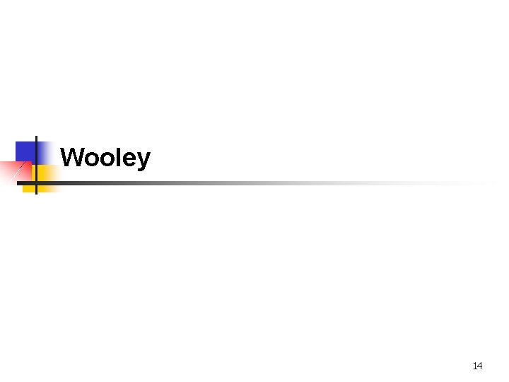 Wooley 14 