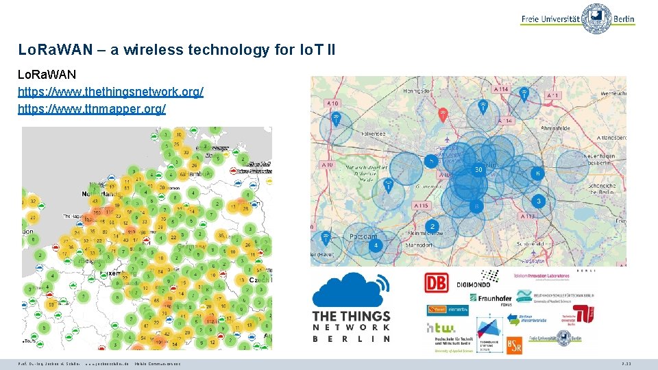 Lo. Ra. WAN – a wireless technology for Io. T II Lo. Ra. WAN