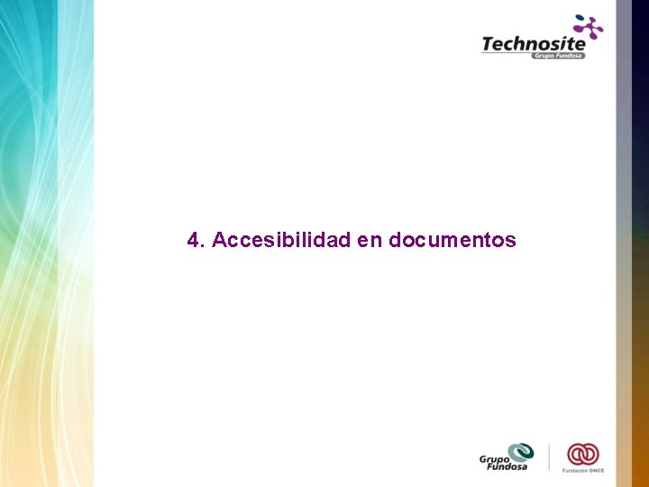 4. Accesibilidad en documentos 
