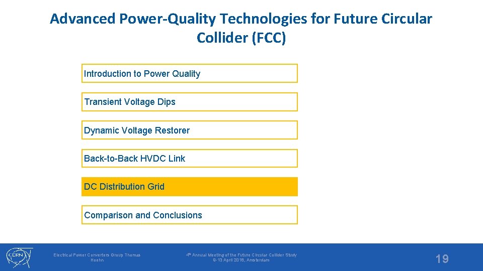 Advanced Power-Quality Technologies for Future Circular Collider (FCC) Introduction to Power Quality Transient Voltage