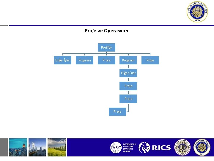 Proje ve Operasyon Portföy Diğer İşler Program Proje Program Diğer İşler Proje 