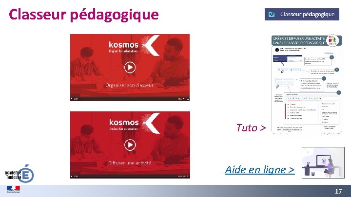 Classeur pédagogique Tuto > Aide en ligne > GREC INITIALES 17 17 