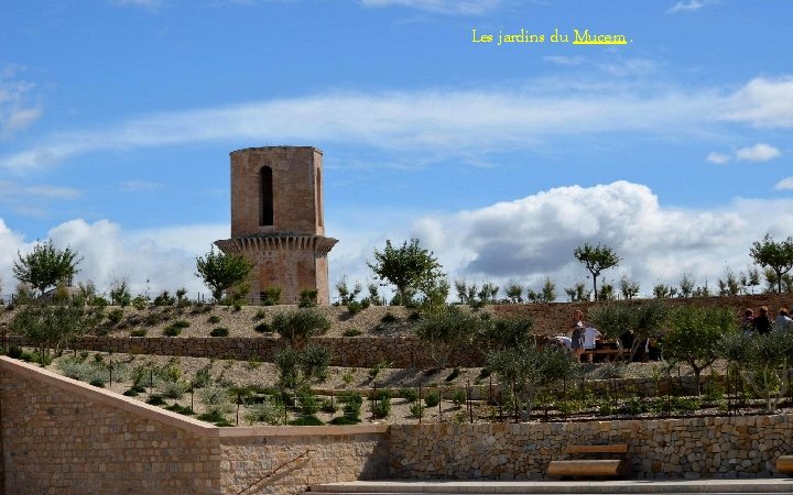 Les jardins du Mucem. 