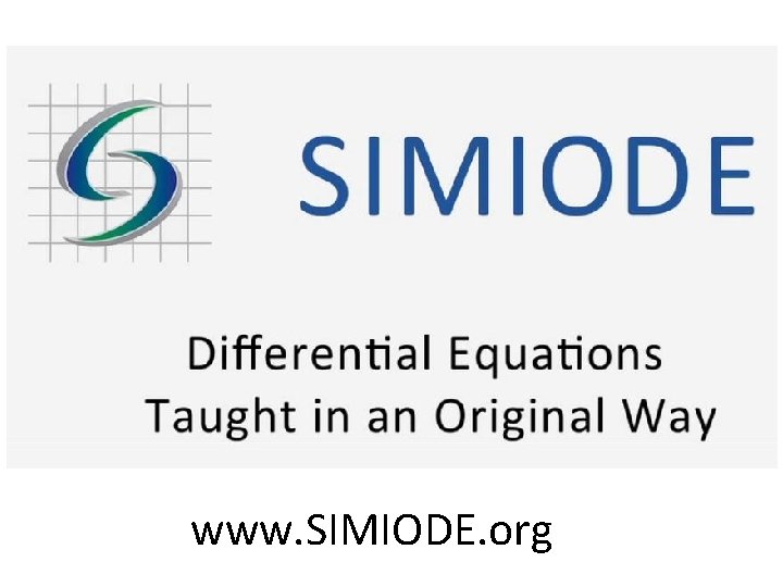 www. SIMIODE. org 