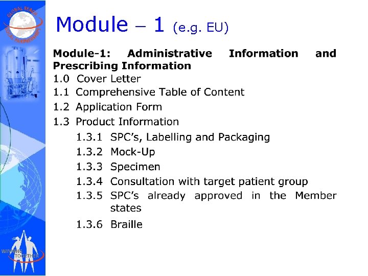 Module – 1 (e. g. EU) 