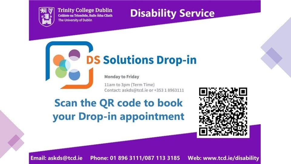 Trinity Disability Hub Getting to Know the Disability Supports at Trinity
