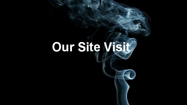 Our Site Visit 