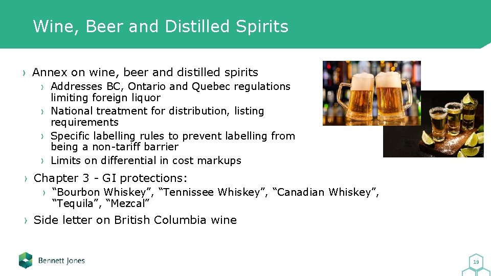 Wine, Beer and Distilled Spirits Annex on wine, beer and distilled spirits Addresses BC,