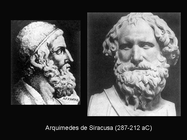 Arquimedes de Siracusa (287 -212 a. C) 