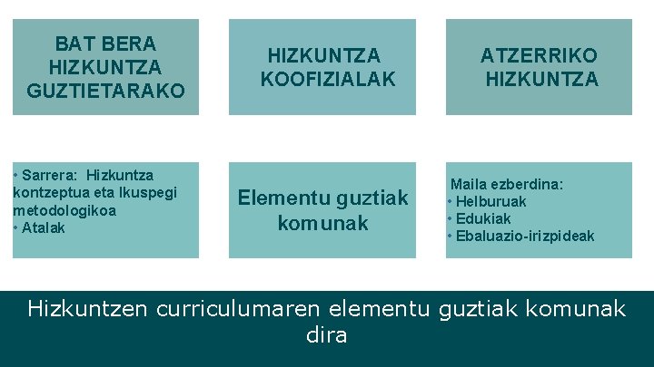 BAT BERA HIZKUNTZA GUZTIETARAKO • Sarrera: Hizkuntza kontzeptua eta Ikuspegi metodologikoa • Atalak HIZKUNTZA