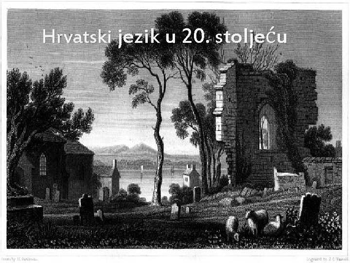 Hrvatski jezik u 20. stoljeću 
