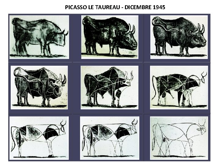 PICASSO LE TAUREAU - DICEMBRE 1945 