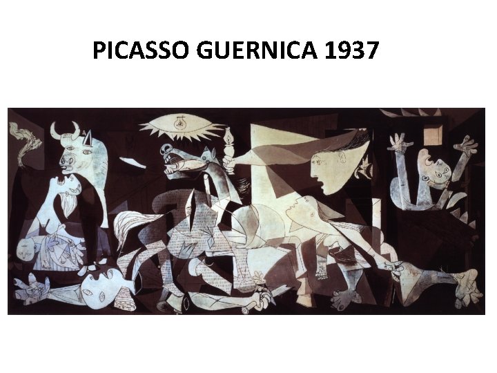 PICASSO GUERNICA 1937 