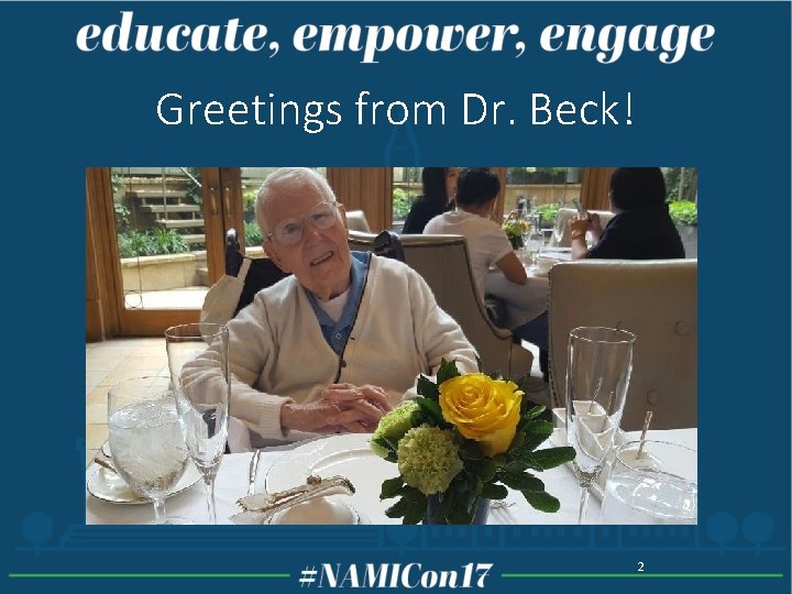 Greetings from Dr. Beck! 2 Greetings from Dr. Beck! 2
