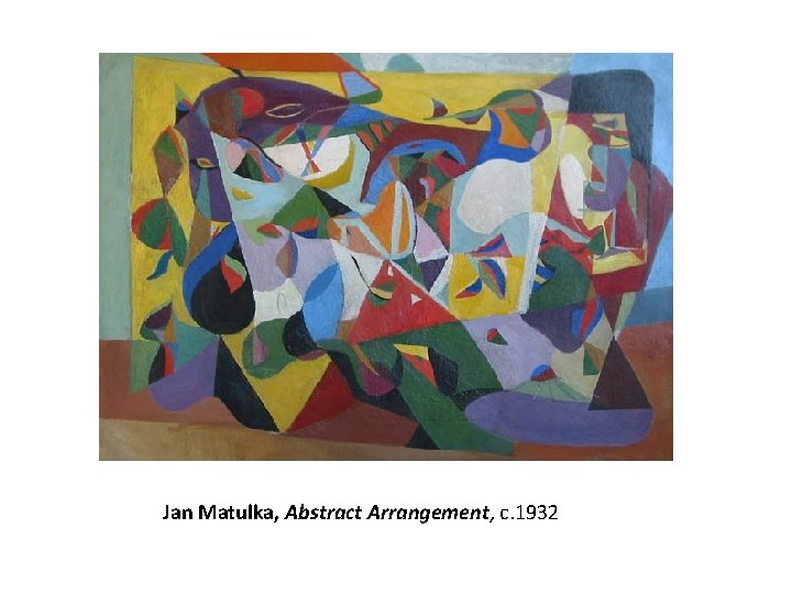 Jan Matulka, Abstract Arrangement, c. 1932 