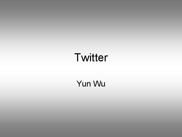 Twitter Yun Wu 