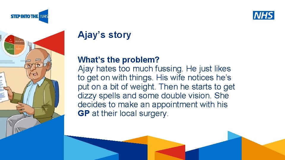 Ajay’s story What’s the problem? Ajay hates too much fussing. He just likes to