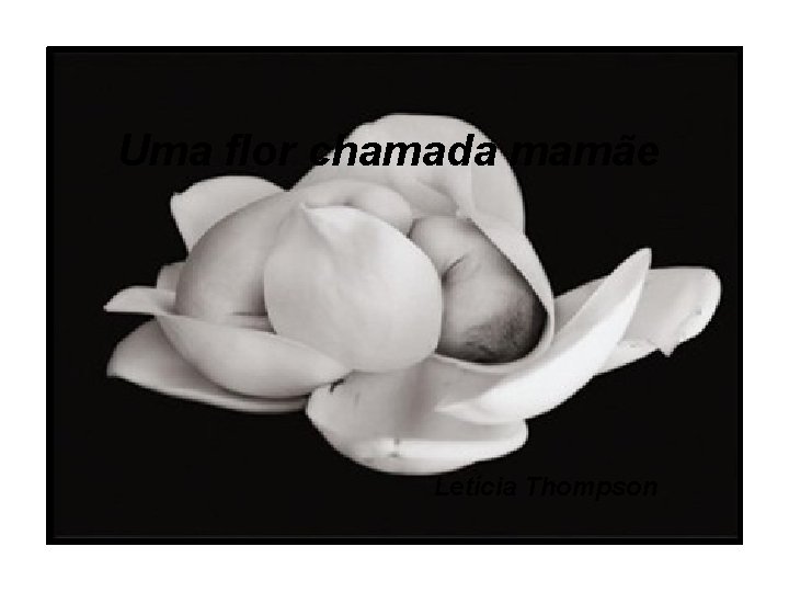 Uma flor chamada mamãe Letícia Thompson 