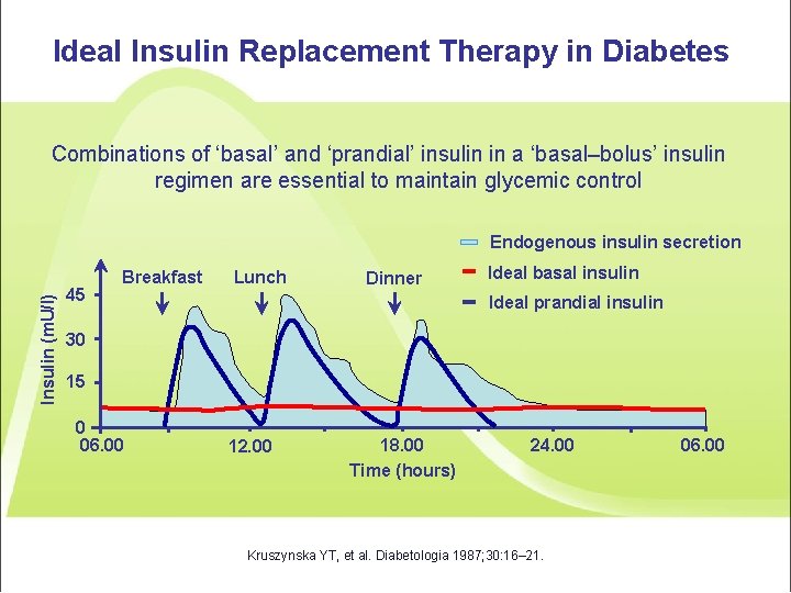 Ideal Insulin Replacement Therapy in Diabetes Combinations of ‘basal’ and ‘prandial’ insulin in a