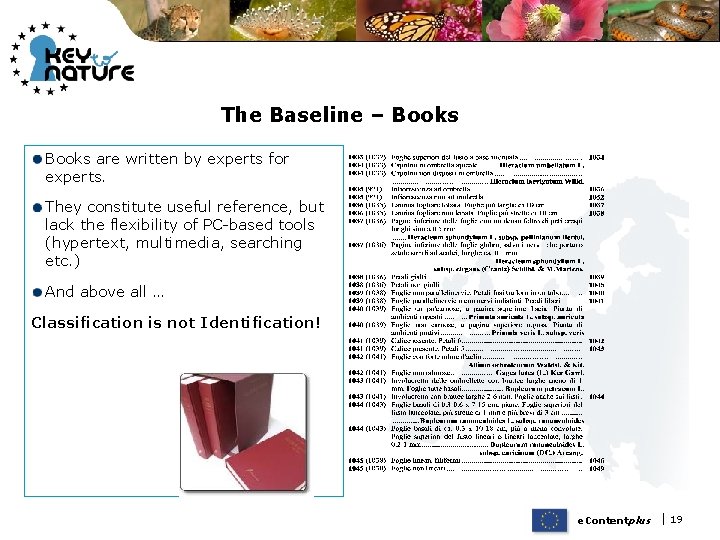 The Baseline – Books are written by experts for experts. They constitute useful reference,