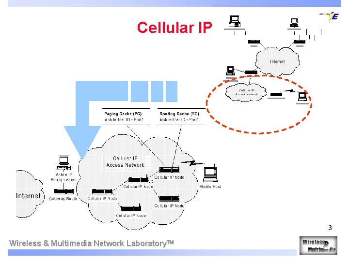 Cellular IP 3 Wireless & Multimedia Network Laboratory 