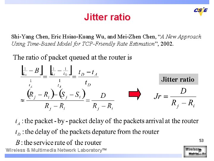 Jitter ratio Shi-Yang Chen, Eric Hsiao-Kuang Wu, and Mei-Zhen Chen, “A New Approach Using