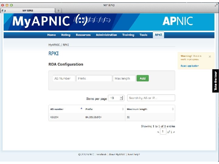 Rtrtr An Introduction to Routing Security and RPKI Tools